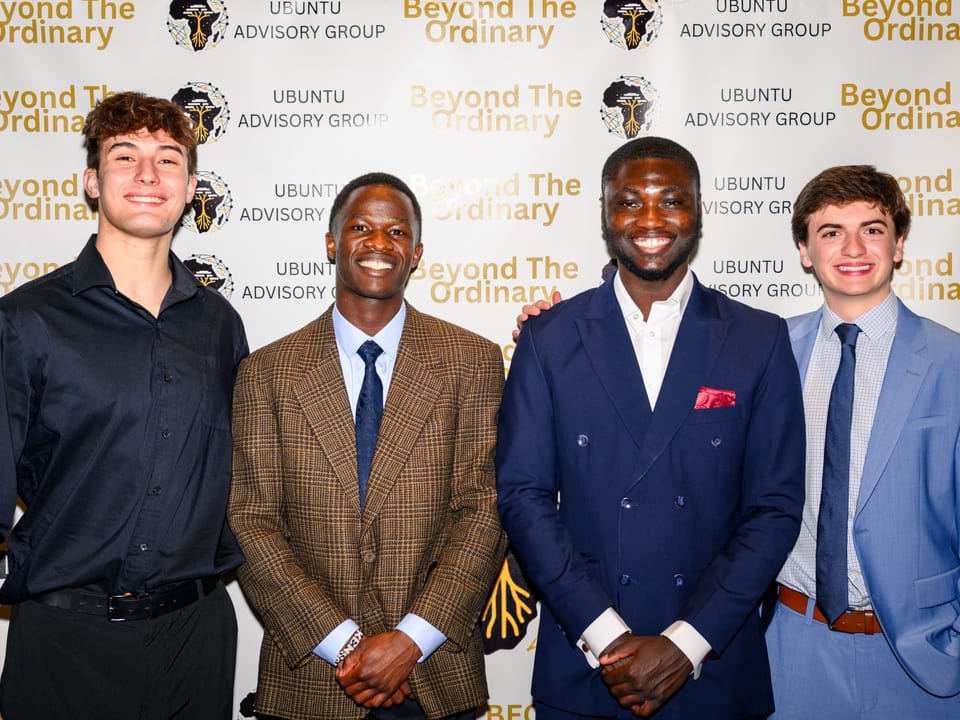 Four Ubuntu members at the Beyond the Ordinary event.